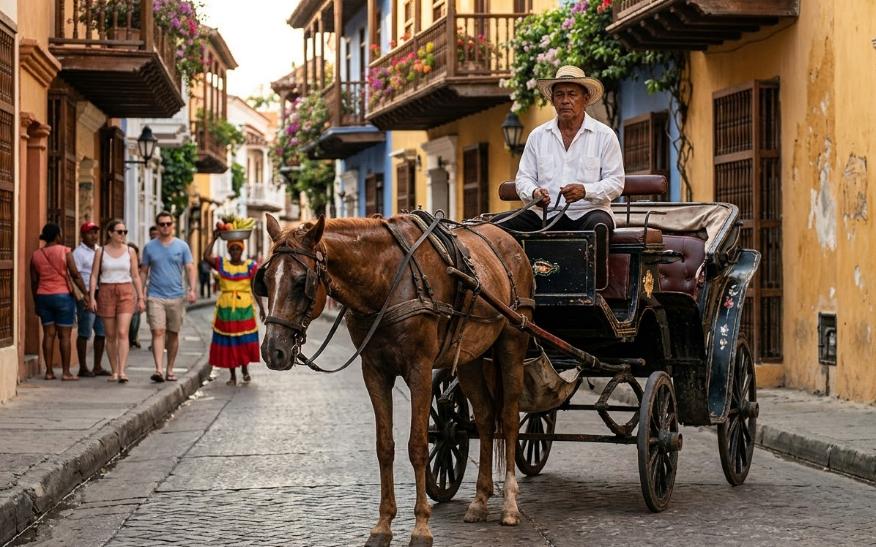 Caballos cocheros Cartagena