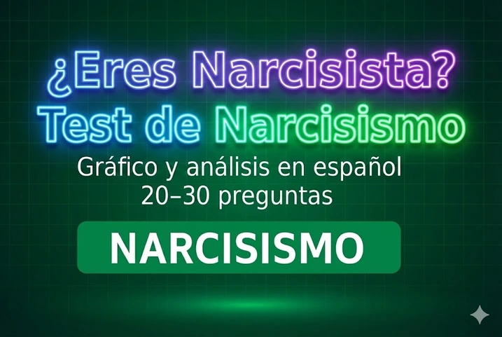 Ilustración representativa del test de narcisismo