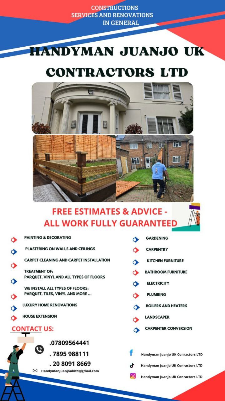 Imagen del anuncio de Handyman Juanjo UK Contractors LTD en Londres
