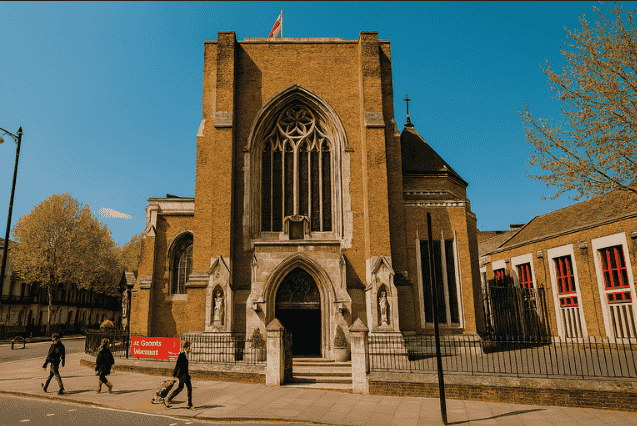 Exterior of St George's Cathedral Southwark