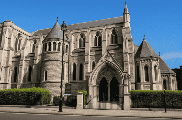 Exterior of St James's Church London